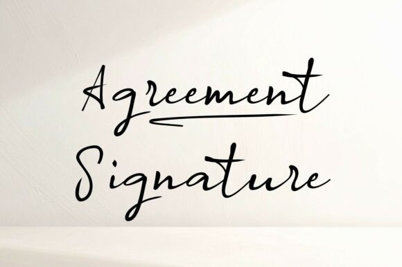 Agreement Signature: A Script Font for Web Design Excellence