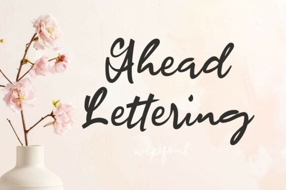Ahead Lettering
