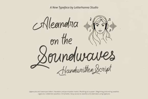 Aleandra on the Soundwaves: A Font with Soul