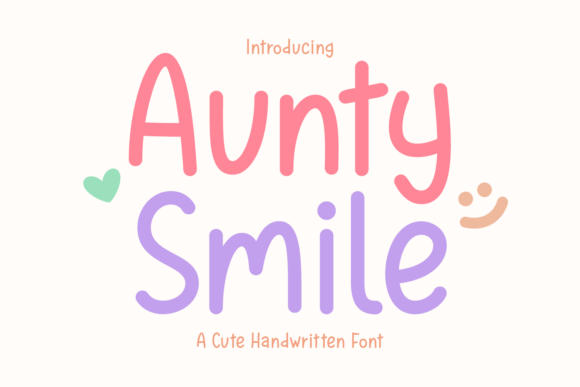 Aunty Smile: A Delightful Script Font for Digital Design