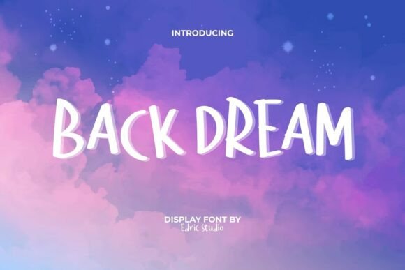 Back Dream: A Script Font That Elevates Your Brand