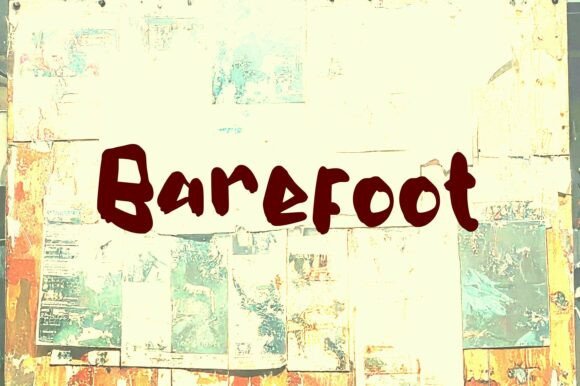 Barefoot: A Rugged Typeface for Digital Authenticity