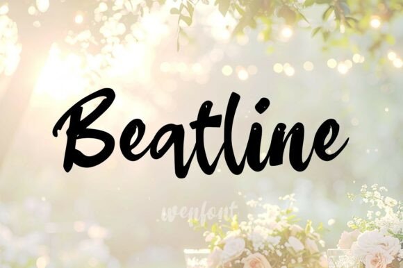 Beatline: A Script Font That Elevates Editorial Design