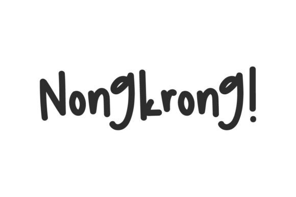 Boost Your Brand with the Nongkrong Typeface