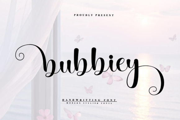 Bubbiey: A Timeless Script Font for Crafters and Designers