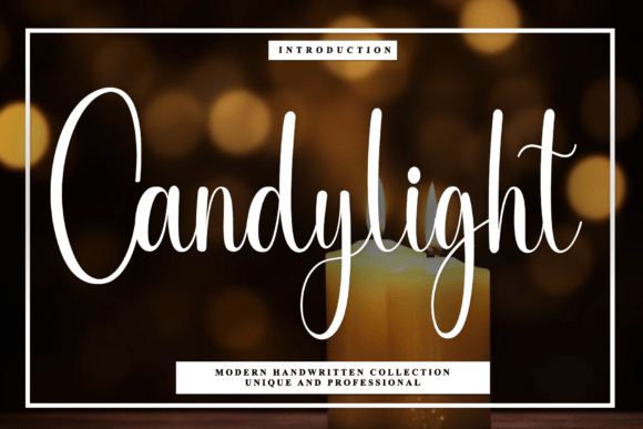Candylight: A Timeless Script Font for Digital Design