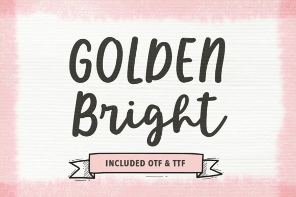 Golden Bright: A Versatile Font for Branding and Design