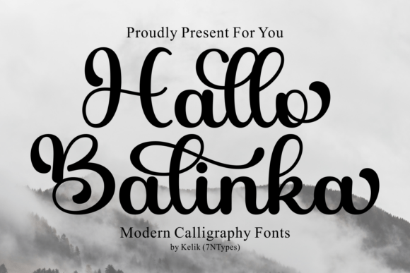 Hallo Balinka: A Script Font for Editorial Elegance