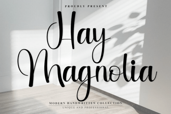 Hay Magnolia: A Bold Handwritten Font for Digital Design