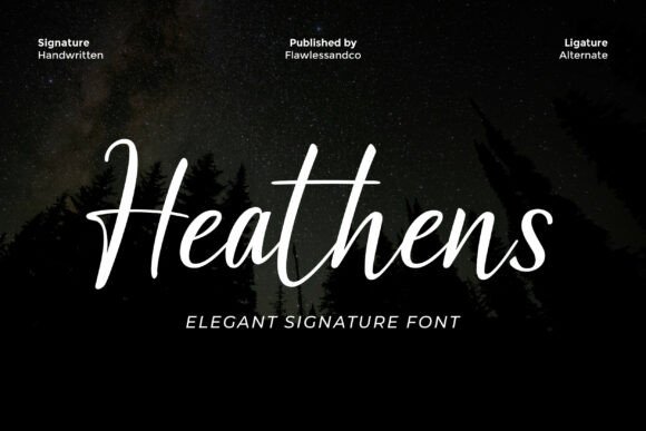 Heathens: The Signature Font for Memorable Branding