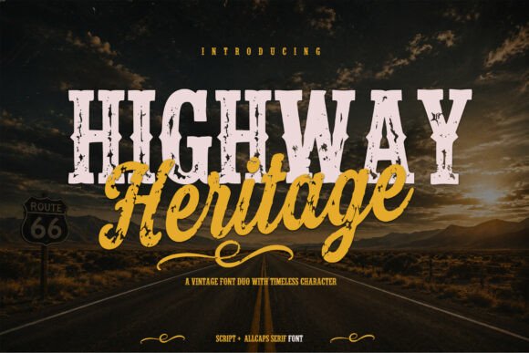 Highway Heritage: A Font That Adds Character to Your Web Design