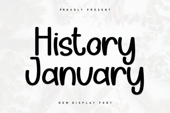 History January: A Handwritten Font That Breathes Life Into Your Creations