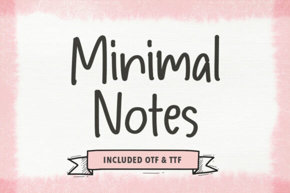 Minimal Notes: A Font for Clean, Sophisticated Branding