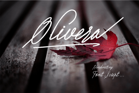 Olivera: A Script Font for Editorial Design and Branding