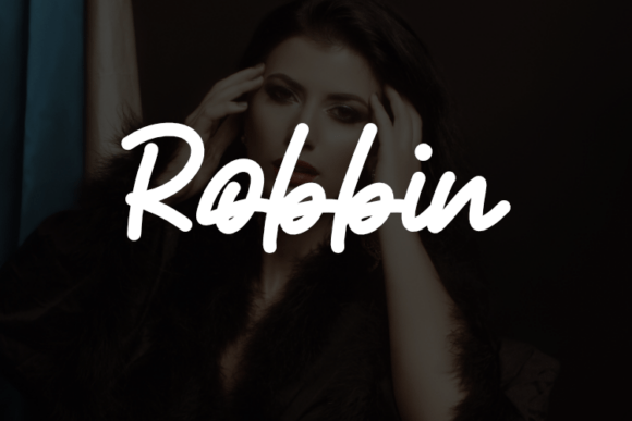 Robbin: A Versatile Script Font for Modern Web Design