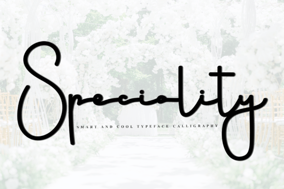 Specialty: A Script Font with Personality