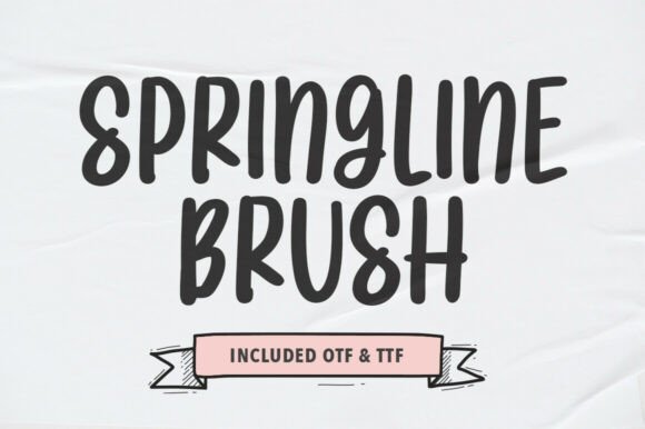 Springline Brush: A Dynamic Font for Digital Marketing