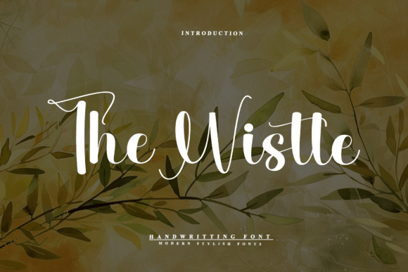 The Wistle: A Script Font for Modern Web Design
