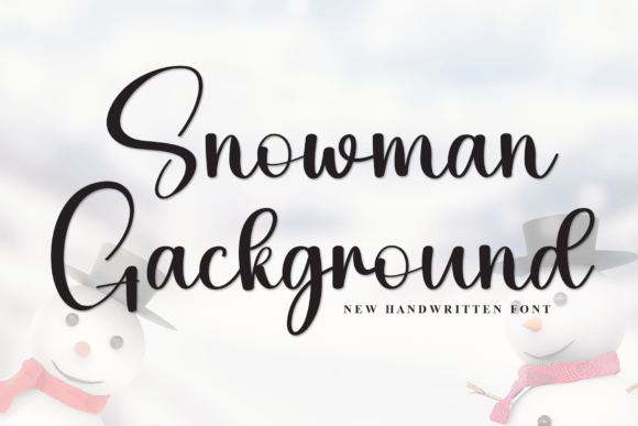 Unlock Visual Impact with Snowman Gackground