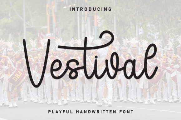Vestival: A Handwritten Font for Crafting with Heart