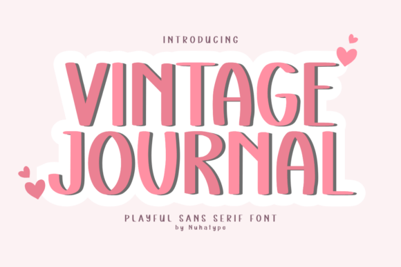 Vintage Journal: A Font That Speaks to the Soul of Your Campaign