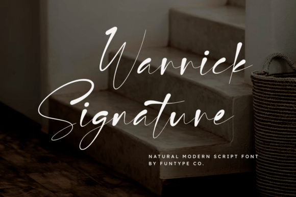 Warrick Signature: A Font That Elevates Branding